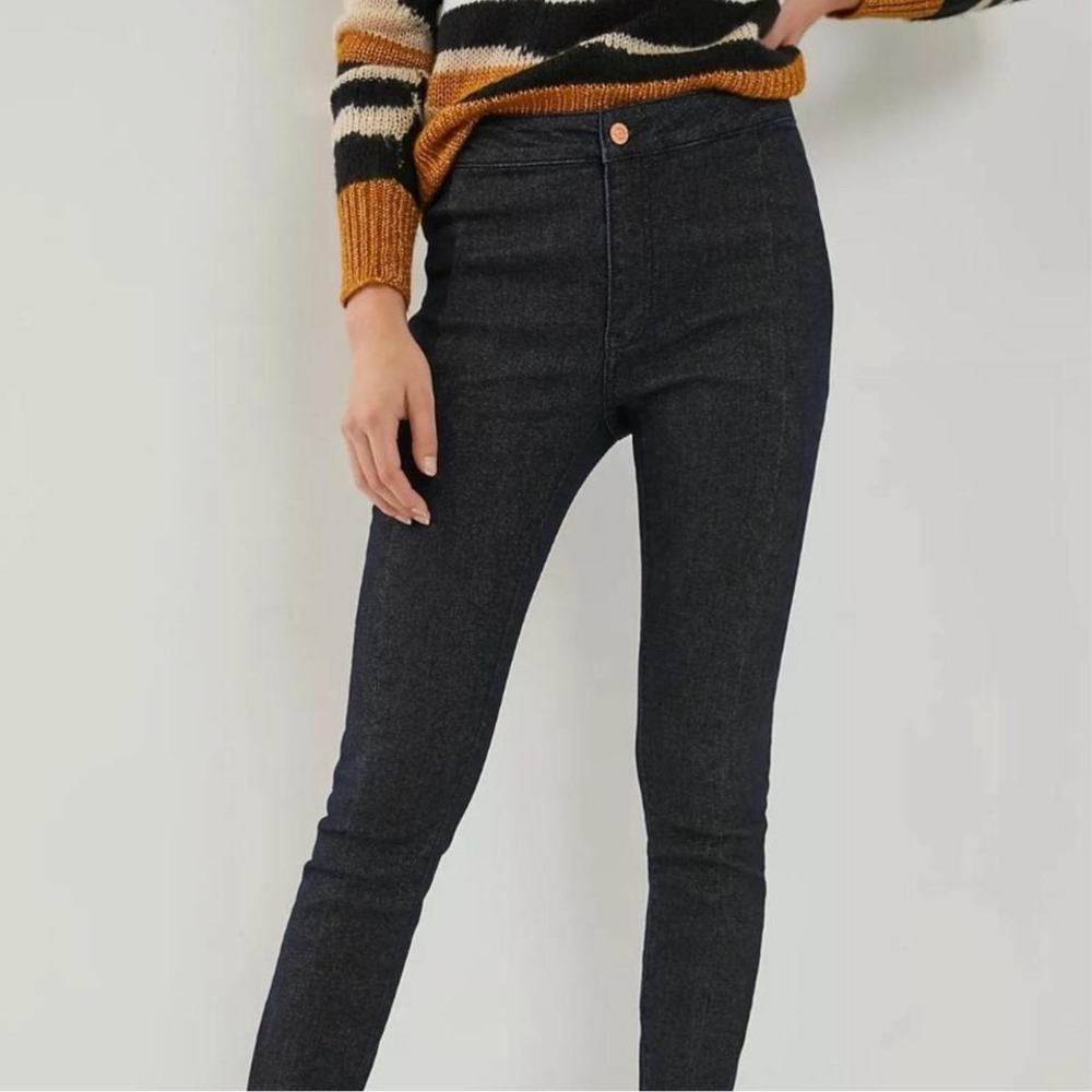 Anthropologie Pilcro Gold Shimmer Skinny Jeans – Women's Size 2 - Picture 8 of 8